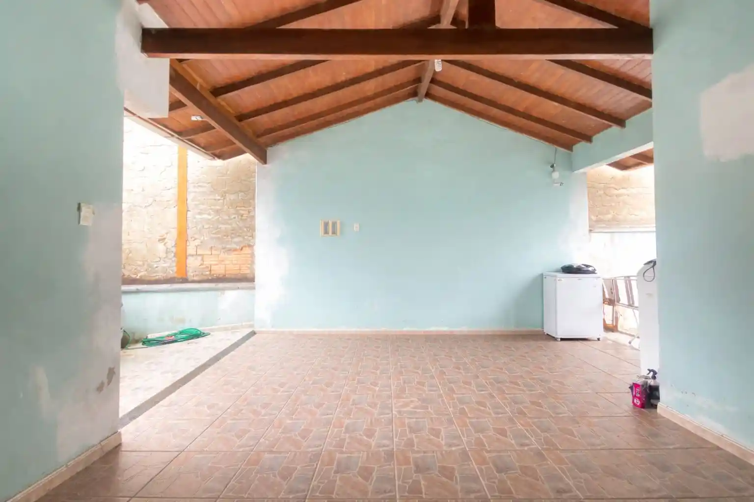 Garagem coberta